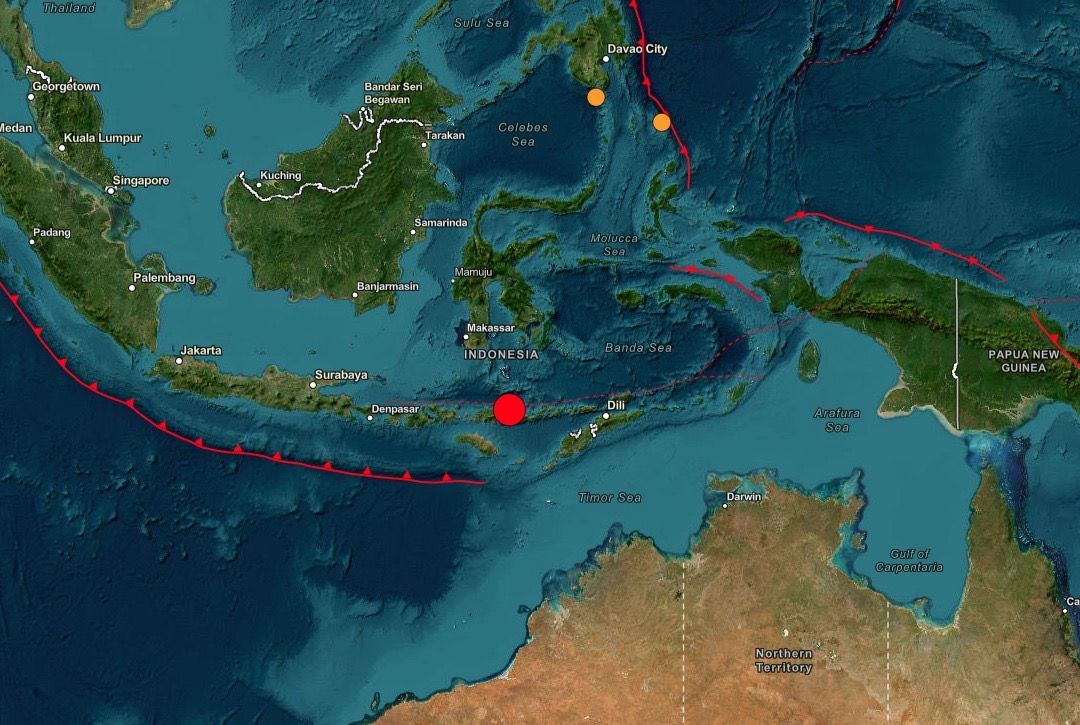 Sismo en Indonesia